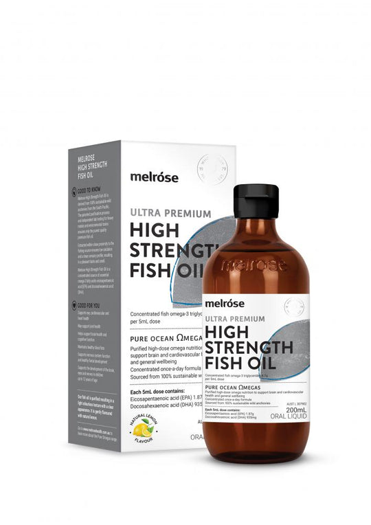Melrose Ultra Premium High Strength Fish Oil 200ml