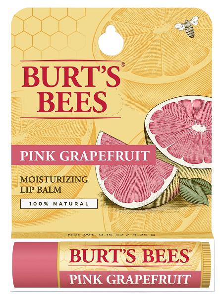 Burts Bees Moisturising Lip Balm Pink Grapefruit 4.25g