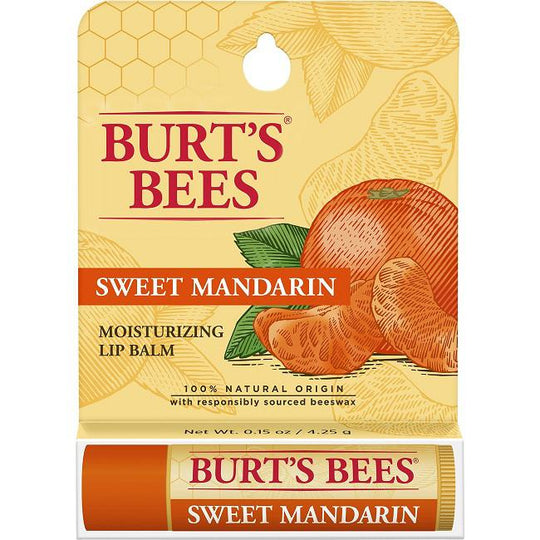 Burts Bees Moisturising Lip Balm Sweet Mandarin 4.25g