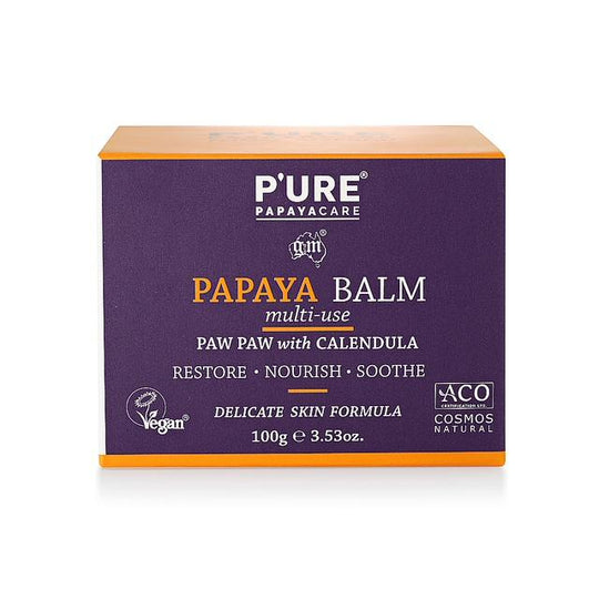 PURE Papayacare Papaya Balm Multi-Use (Paw Paw with Calendula) 100g