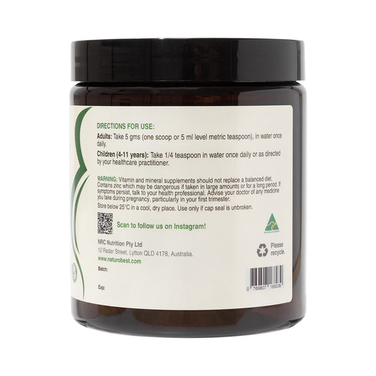 NaturoBest Ultimate Vitamin C & Bioflavonoids Lemon Lime Flavour 300g