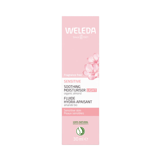 WELEDA SOOTHING MOISTURISER LIGHT SENSITIVE FRAGRANCE FREE 30ML