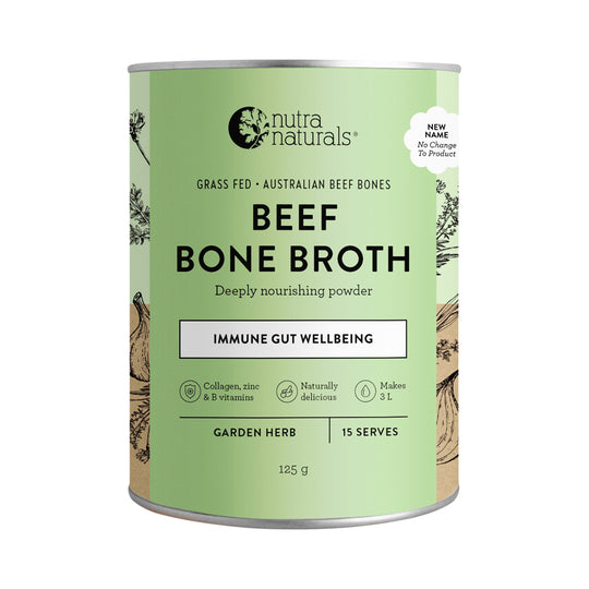 Nutra Organics Bone Broth Beef Garden Herb 125g