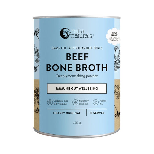 Nutra Organics Bone Broth Beef Hearty Original 125g