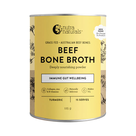 Nutra Organics Bone Broth Beef Turmeric 125g