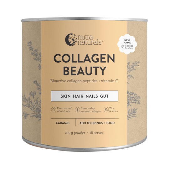 Nutra Organics Collagen Beauty (For Coffee) Caramel 225g