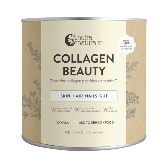 Nutra Organics Collagen Beauty (For Coffee) Vanilla 225g