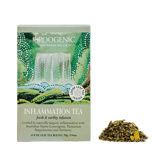 ROOGENIC AUSTRALIAN INFLAMMATION TEA LOOSE LEAF 55G (WAS NATIVE ANTI-INFLAMMITEA)
