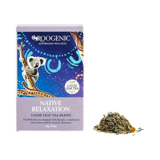 ROOGENIC AUSTRALIAN NATIVE RELAXATION TEA LOOSE LEAF 55G