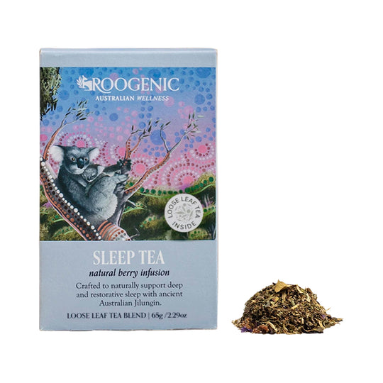ROOGENIC AUSTRALIAN SLEEP TEA BERRY LOOSE LEAF 65G (WAS NATIVE SLEEP)