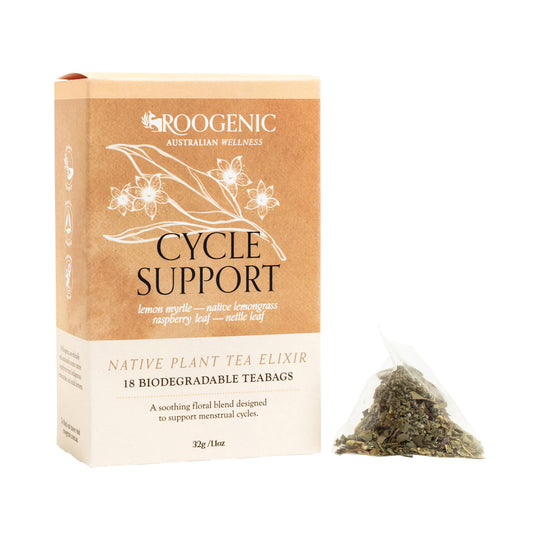 ROOGENIC AUSTRALIAN CYCLE SUPPORT X 18 TEA BAGS