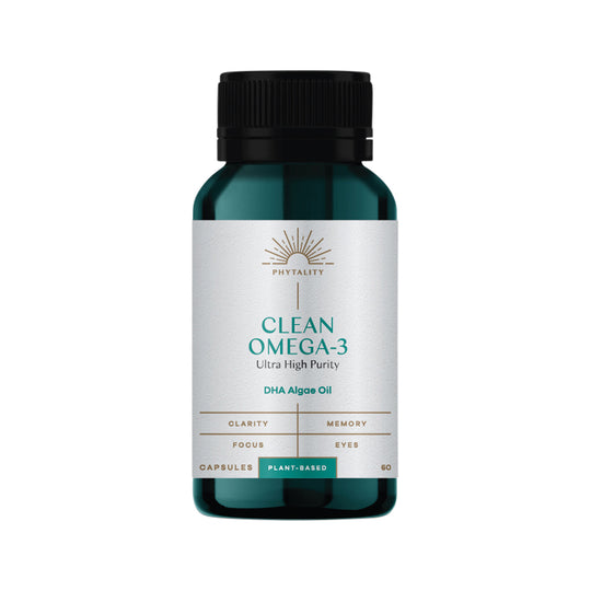Phytality Clean Omega-3 (Ultra High Purity DHA Algae Oil) 60vc