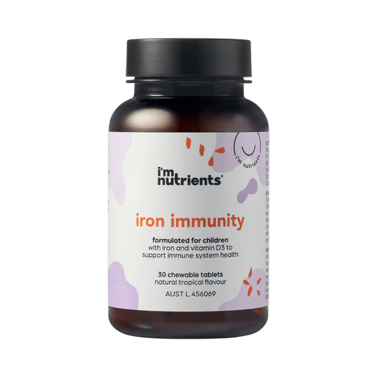 Im Nutrients Iron Immunity Chewable (Tropical) 30t