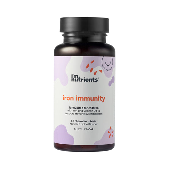 Im Nutrients Iron Immunity Chewable (Tropical) 60t