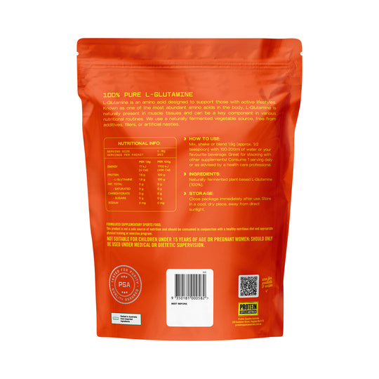 Protein Supplies Australia (Clean) L-Glutamine Pure 500g