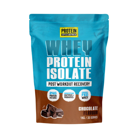 Protein Supplies Australia Protein WPI (Fast Release High Protein) Chocolate 1kg