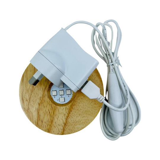 SALTCO-LCEWLED SALTCO LED CORD WITH WOOD BASE LAMP NOT INCLUDED