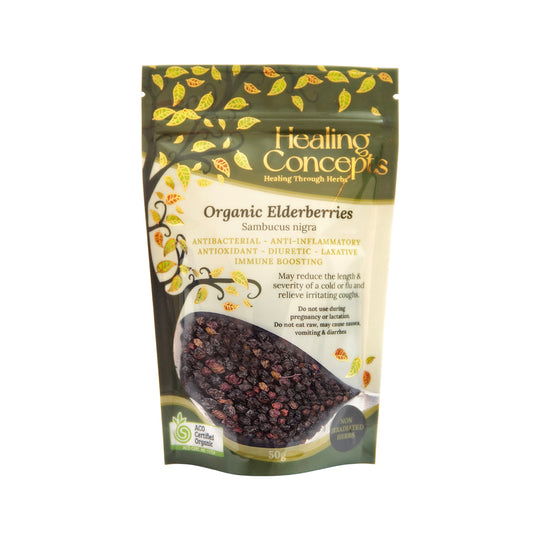 Healing Concepts Organic Elderberries 50g