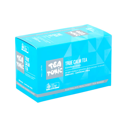 Tea Tonic Organic True Calm Tea x 20 Tea Bags SELL THROUGH NEW SKU 3022424