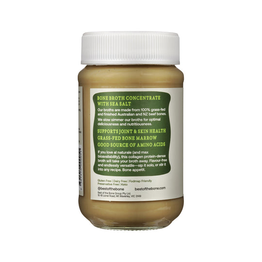 Best of the Bone Bone Broth Beef Real Broth Concentrate Original 390g