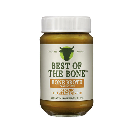 Best of the Bone Bone Broth Beef Concentrate Organic Turmeric & Ginger & Black Pepper 390g