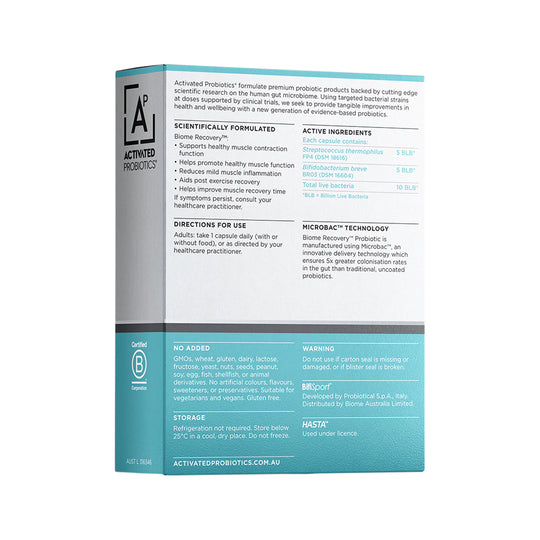 Activated Probiotics Biome Recovery Probiotic 30vc