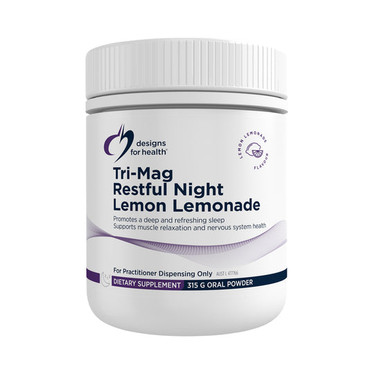 Designs For Health Tri-Mag Restful Night Lemon Lemonade Oral Powder 315g