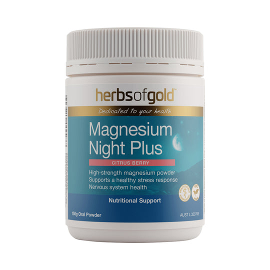 Herbs of Gold Magnesium Night Plus (Citrus Berry) Oral Powder 150g