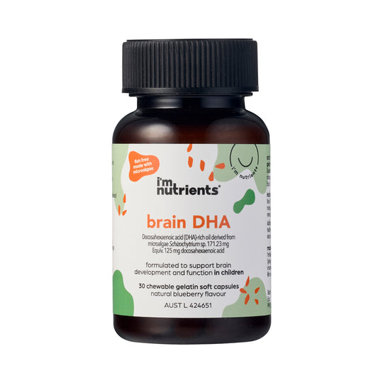 Im Nutrients Brain DHA Chewable (Blueberry) 30c