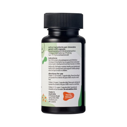 Im Nutrients Brain DHA Chewable (Blueberry) 60c