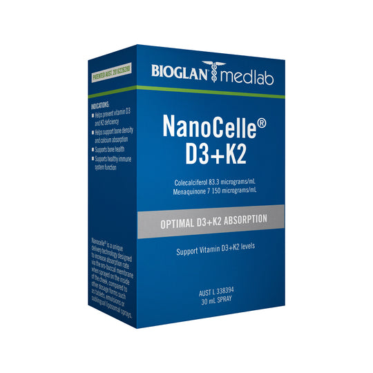 Bioglan Medlab NanoCelle D3 + K2 Spray 30ml