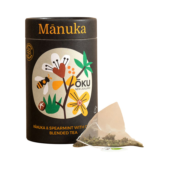OKU NEW ZEALAND MANUKA BLENDED TEA X 15 TEA BAGS SELL THROUGH
