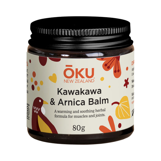 OKU NEW ZEALAND KAWAKAWA & ARNICA BALM 80G SELL THROUGH