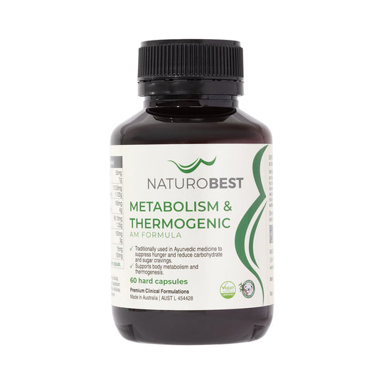 NATUROBEST METABOLISM & THERMOGENIC AM FORMULA 60C