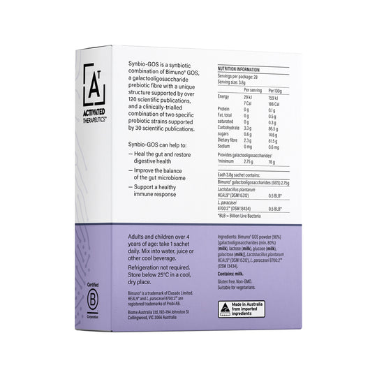 ACTIVATED THERAPEUTICS SYNBIO-GOS SACHET 3.8G X 28 PACK