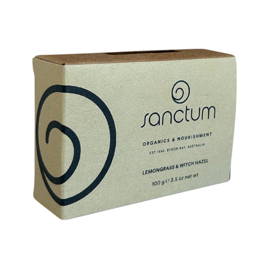 SANCTUM SOAP BAR LEMONGRASS & WITCH HAZEL 100G
