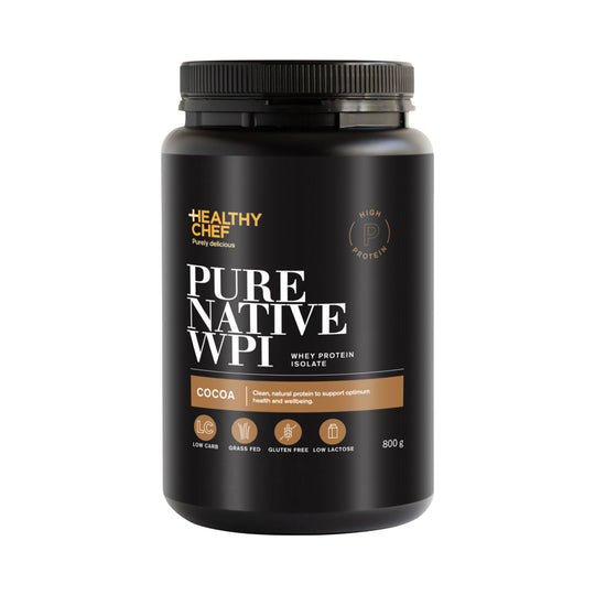 THE HEALTHY CHEF PURE NATIVE WPI COCOA 800G