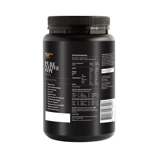 THE HEALTHY CHEF PURE NATIVE WPI COCOA 800G