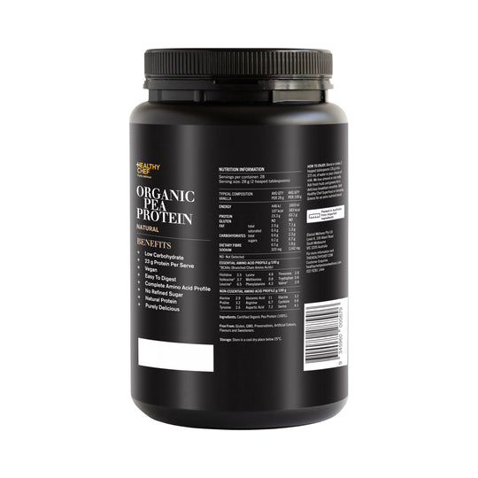 THE HEALTHY CHEF ORGANIC PEA PROTEIN NATURAL 800G