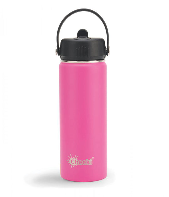 Cheeki Insulated Bottle Adventure Magenta (Small) 600ml