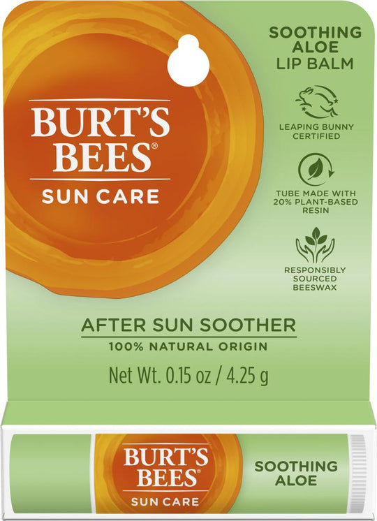 Burts Bees Soothing Lip Balm After Sun Soother (Soothing Aloe) 4.25g
