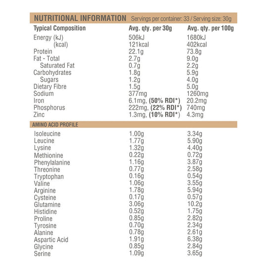 Amazonia Raw Protein Organic Slim & Tone Vanilla & Cinnamon 500g