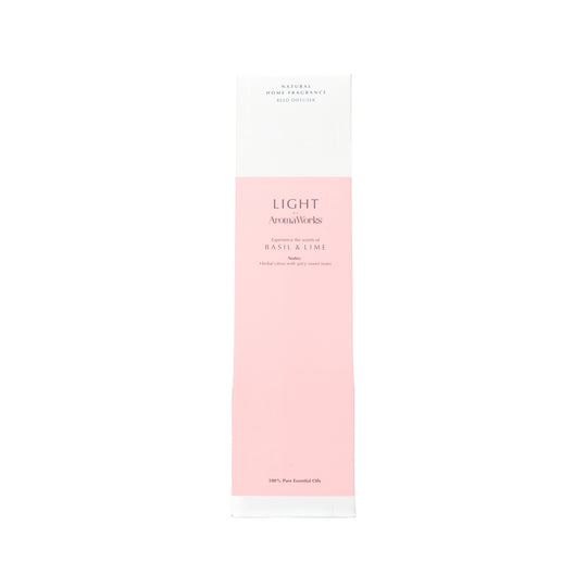 AromaWorks Light Reed Diffuser Basil & Lime 100ml