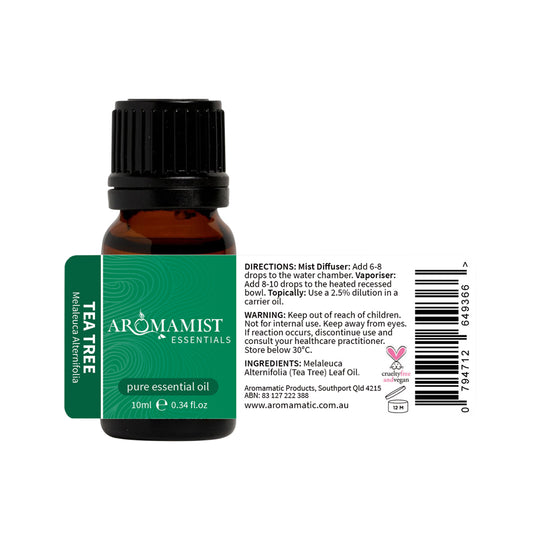 Aromamist Essentials Pure Essential Oil Tea Tree 10ml