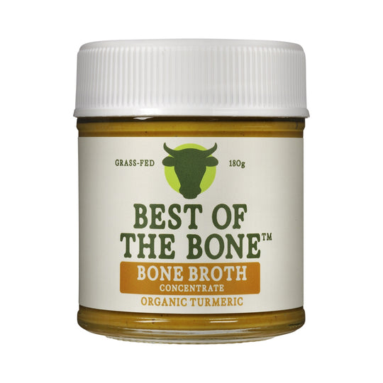 BEST OF THE BONE BONE BROTH BEEF CONCENTRATE ORGANIC TURMERIC 180G
