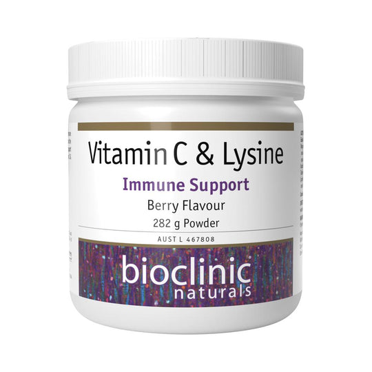 BIOCLINIC NATURALS VITAMIN C & LYSINE BERRY 282G