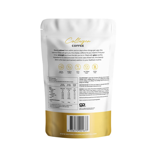 Before You Speak Collagen Coffee Unsweetened 6.5g x 7 Pack