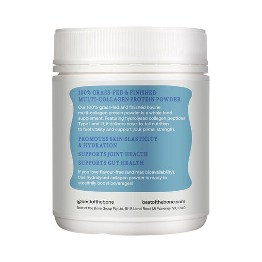 Best of the Bone Healing Multi-Collagen Protein Powder Hydrolysed Collagen Peptides Unflavoured 210g