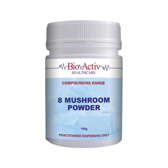 BIOACTIV HEALTHCARE COMPOUNDING RANGE 8 MUSHROOM POWDER 180G