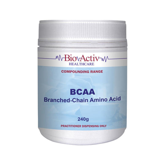 BIOACTIV HEALTHCARE COMPOUNDING RANGE BCAA (BRANCHED-CHAIN AMINO ACID) 240G